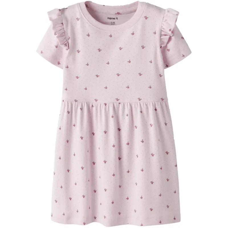 Name It Cradle Pink Nmfhannis Kasket Sl Kjole 1