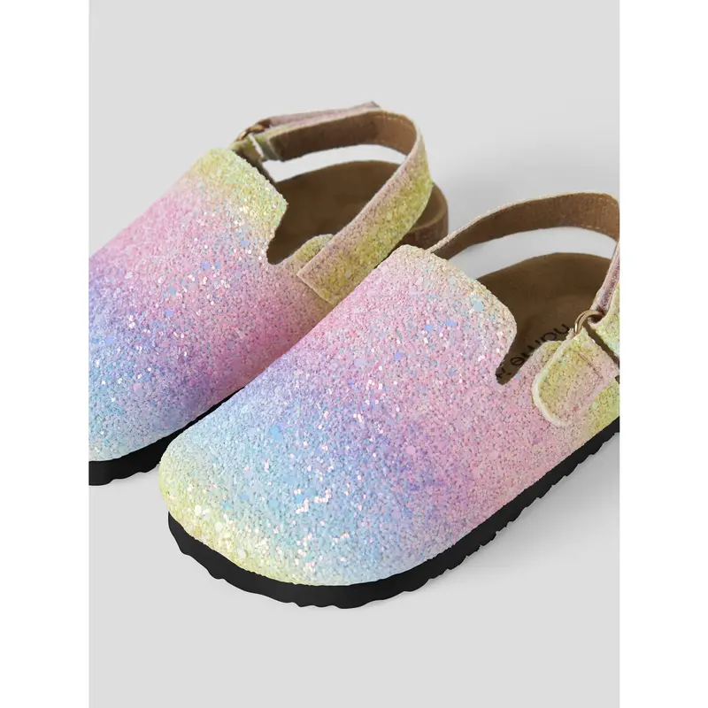 Name It Cradle Pink Rainbow Nmnavery Mules 5