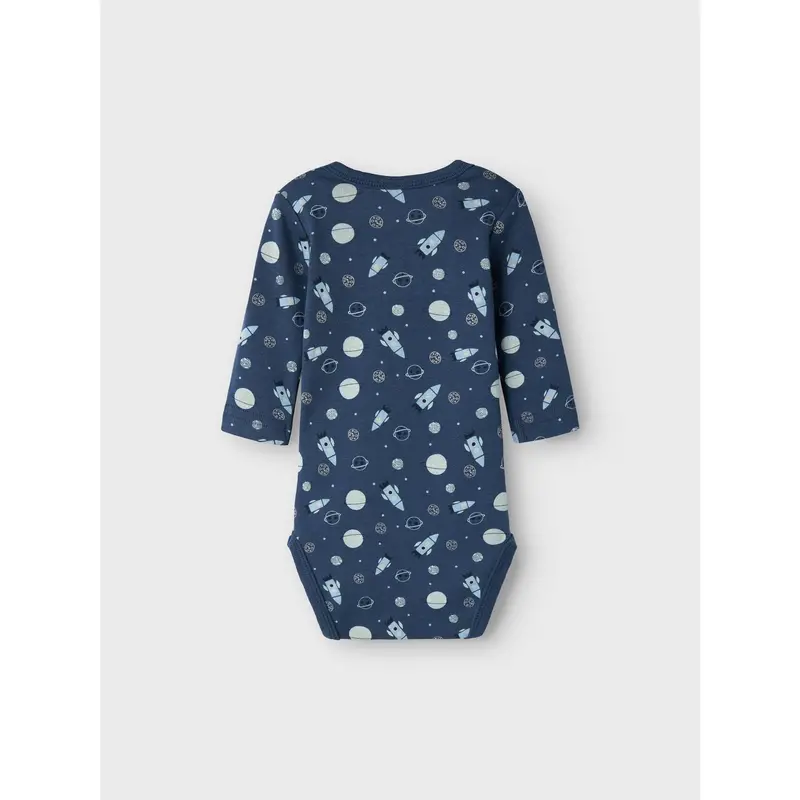 Name It Dark Denim Nbmbody 3P Ls Dark Space Noos 5