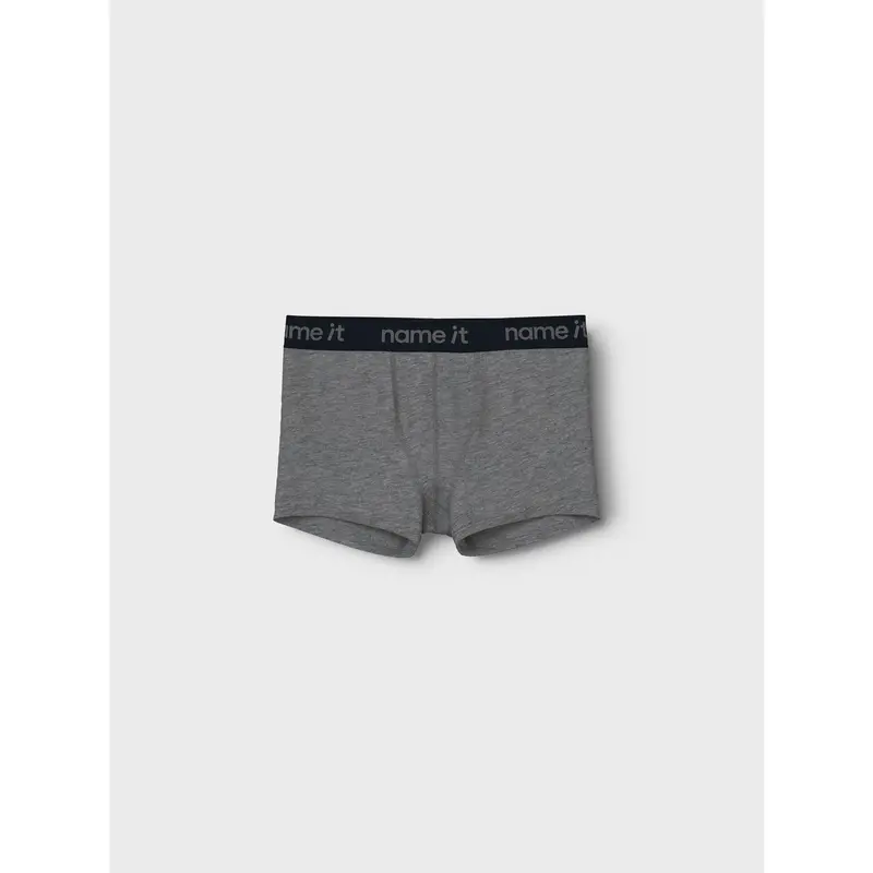 Name It Dark Grey Melange Nkmboxer 3P Dark Grey Mel Skull Noos 3