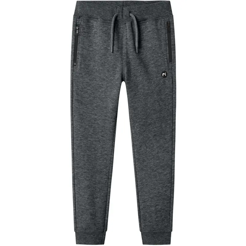 Name It Dark Grey Melange Nkmvimo Swe Bukser Bru Noos 1