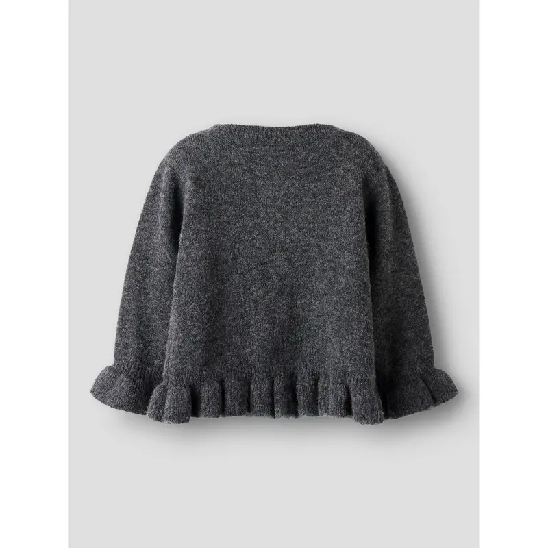Name It Dark Grey Melange Nmfsupia Ls Knit Card 2