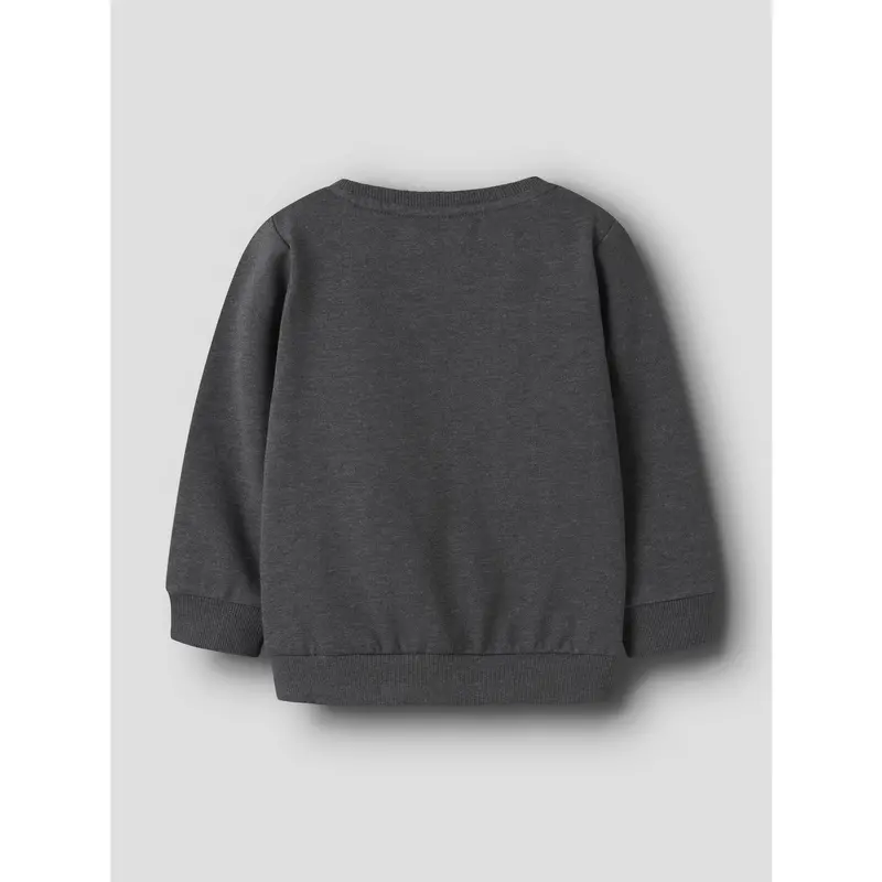 Name It Dark Grey Melange Nmmvimo Ls Sweat Bru Noos 3