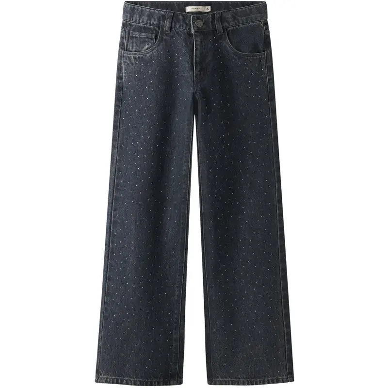 Name It Dark Midnight Denim Nkfrose Wide Rhine Jeans 2424-Im S 1