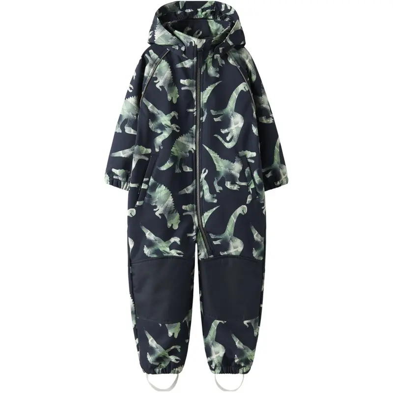 Name It Dark Sapphire Graphic Dino Nmmalfa08 Softshell Dragt Aop 1Fo Noos 1
