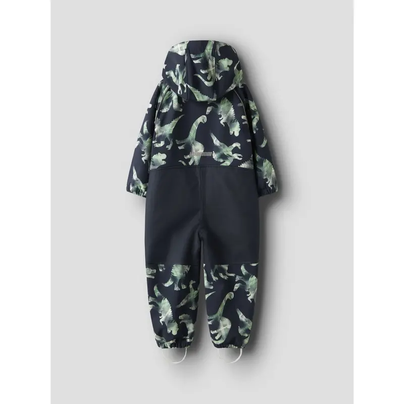 Name It Dark Sapphire Graphic Dino Nmmalfa08 Softshell Dragt Aop 1Fo Noos 2