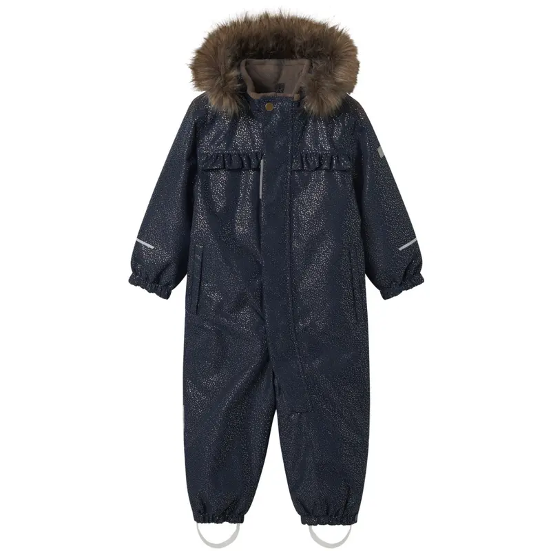 Name It Dark Sapphire Nmfsnow10 Dragt Flæse Glitter Fo 1