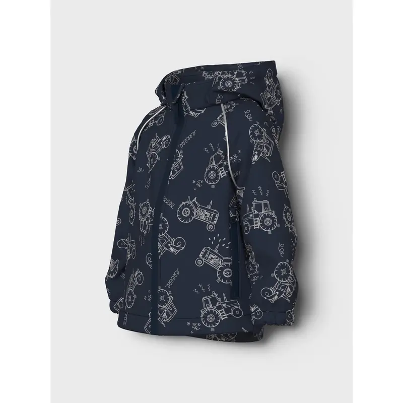 Name It Dark Sapphire Nmmalfa08 Softshell Jakke Ref Aop Fo 2
