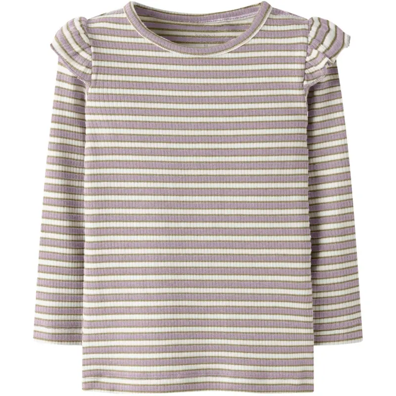 Name It Dawn Pink Cloud Dancer Nmftaias Ls Slim Top 1