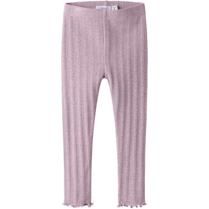 Name It Dawn Pink Melange Nmfblitta Xsl Leggings 1
