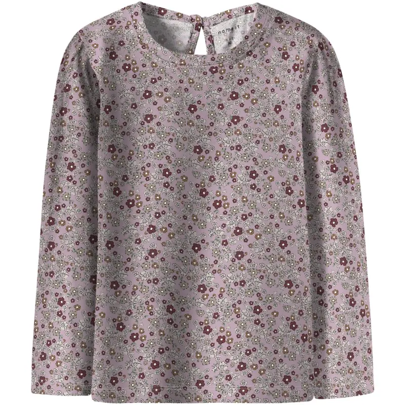 Name It Dawn Pink Nmftuline Ls Slim Top 1