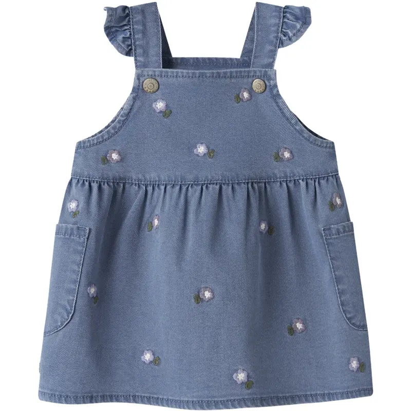 Name It Denim Blue Flower Emb Nbfsage Dnm Spencer 3606-Yb 1
