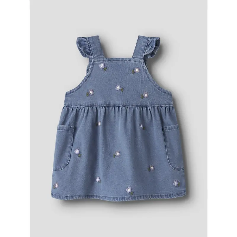 Name It Denim Blue Flower Emb Nbfsage Dnm Spencer 3606-Yb 2