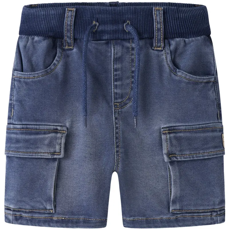 Name It Denim Blue Nmmben Baggy Dnm L Shorts 8610-To Noos 1