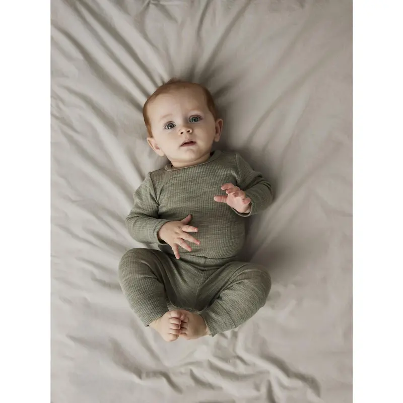 Name It Dried Sage Nbnwax Uld Rib Leggings Noos 2