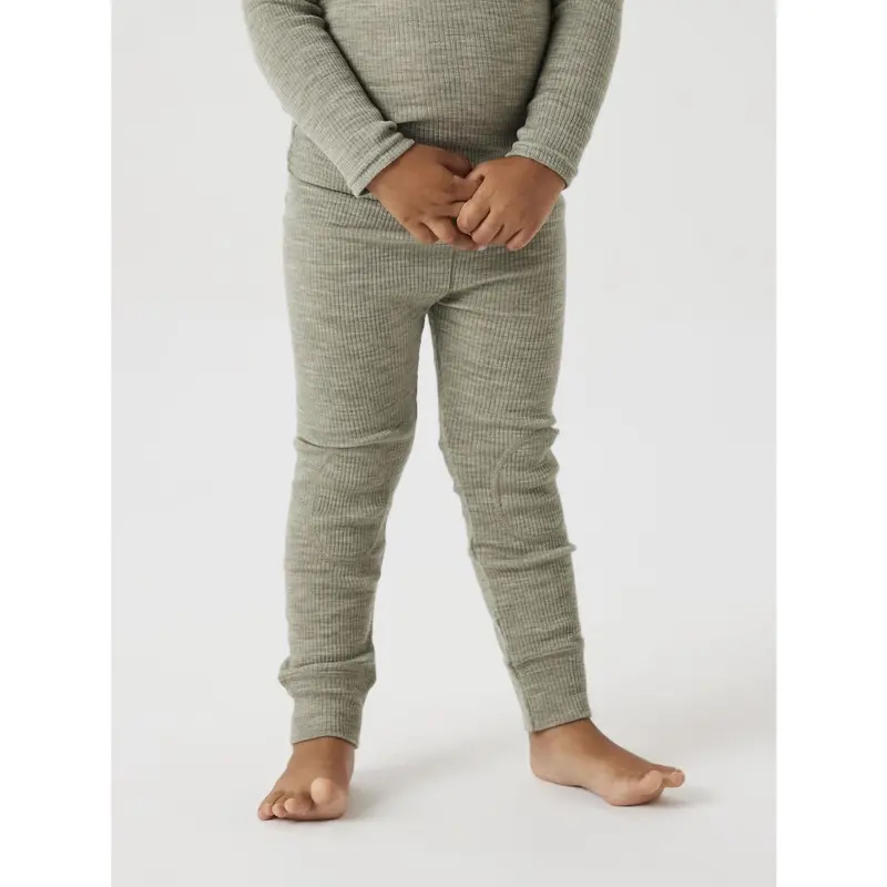 Name It Dried Sage Nmnwax Uld Rib Leggings Noos 3