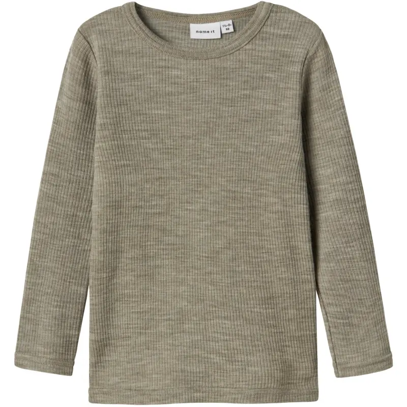 Name It Dried Sage Nmnwax Uld Rib Ls Top Noos 1