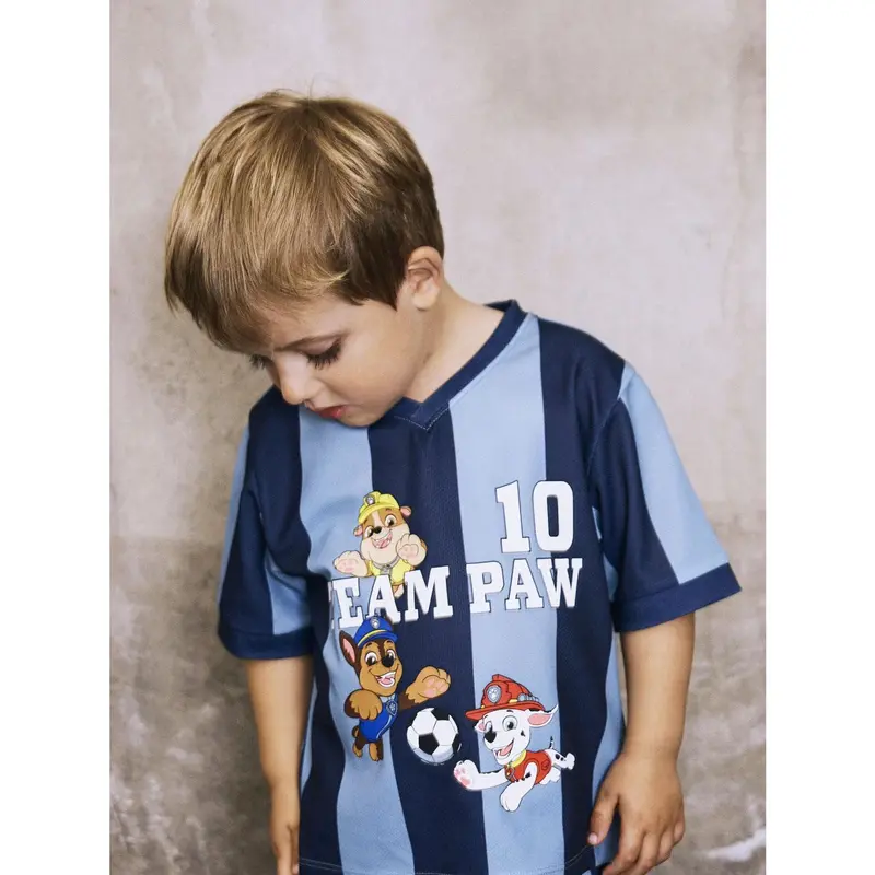Name It Dusty Blue Nmmjakari Paw Nreg Poly Top Cplg 3
