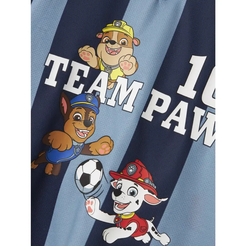 Name It Dusty Blue Nmmjakari Paw Nreg Poly Top Cplg 4