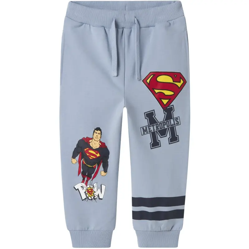 Name It Dusty Blue Nmmjasp Superman Nreg Swe Bukser Unb Wab 1