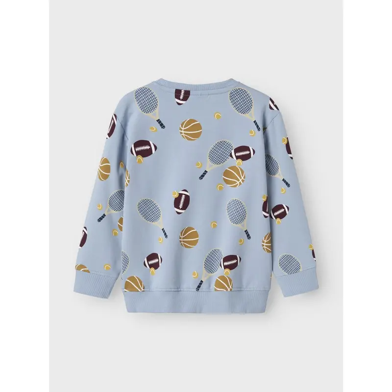 Name It Dusty Blue Nmmkeaton Ls Nreg Sweat Unb 3