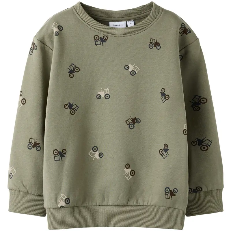 Name It Dusty Olive Nmmnivano Ls Nreg Swe Bru 1