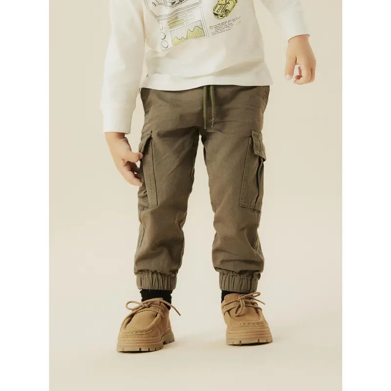 Name It Dusty Olive Nmmryan Twill Cargo Bukser R 5553-Va Tb 3
