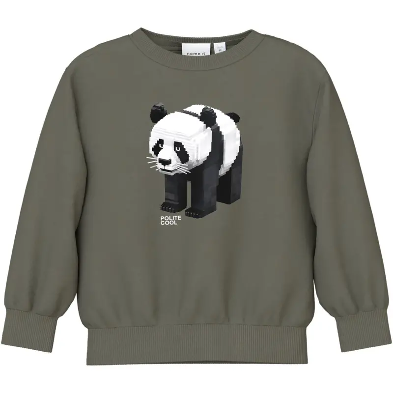 Name It Dusty Olive Nmmsigurt Ls Nreg Swe Bru 1