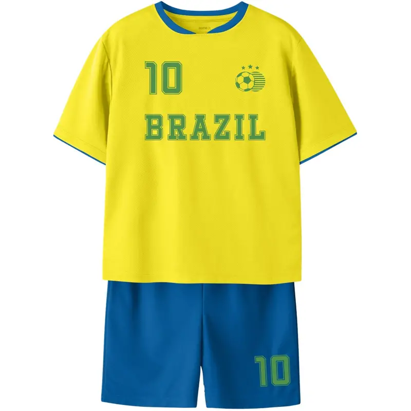 Name It Empire Yellow Nknhiteam Shorts Sæt 1