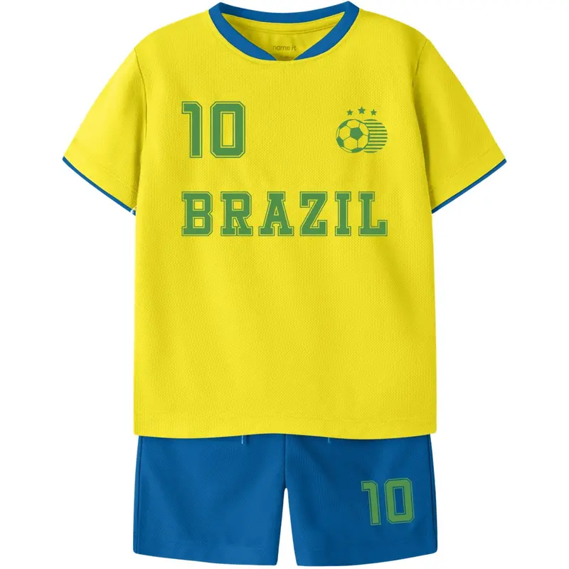 Name It Empire Yellow Nmnhiteam Shorts Sæt 1