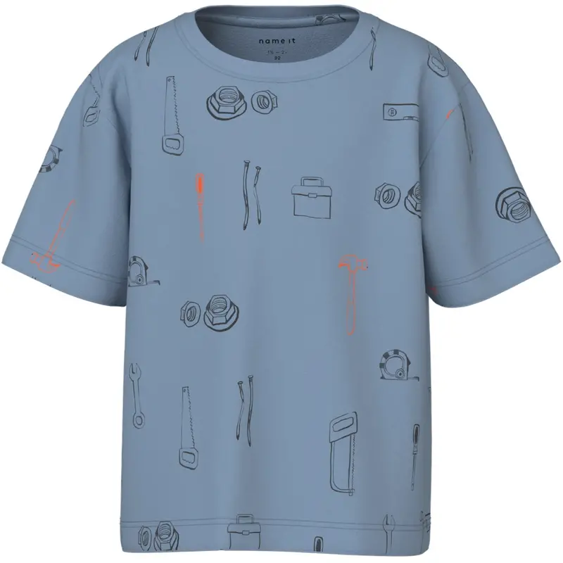 Name It Faded Denim Huxi Regular T-Shirt 1
