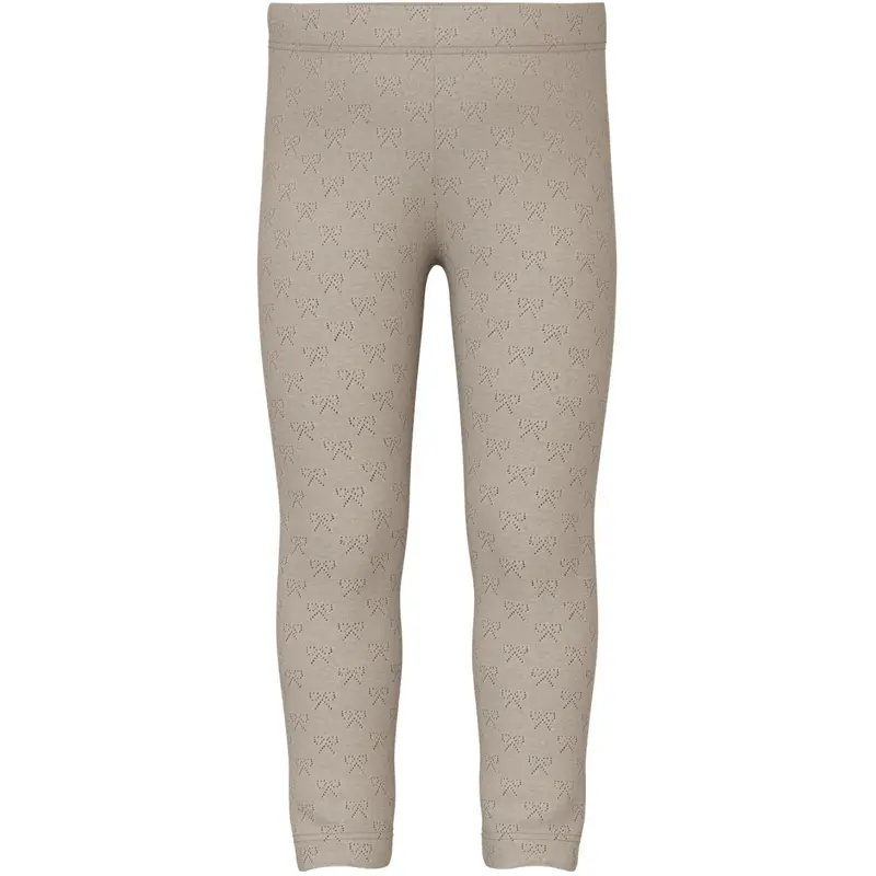Name It Feather Gray Nmfsif Slim Leggings 1