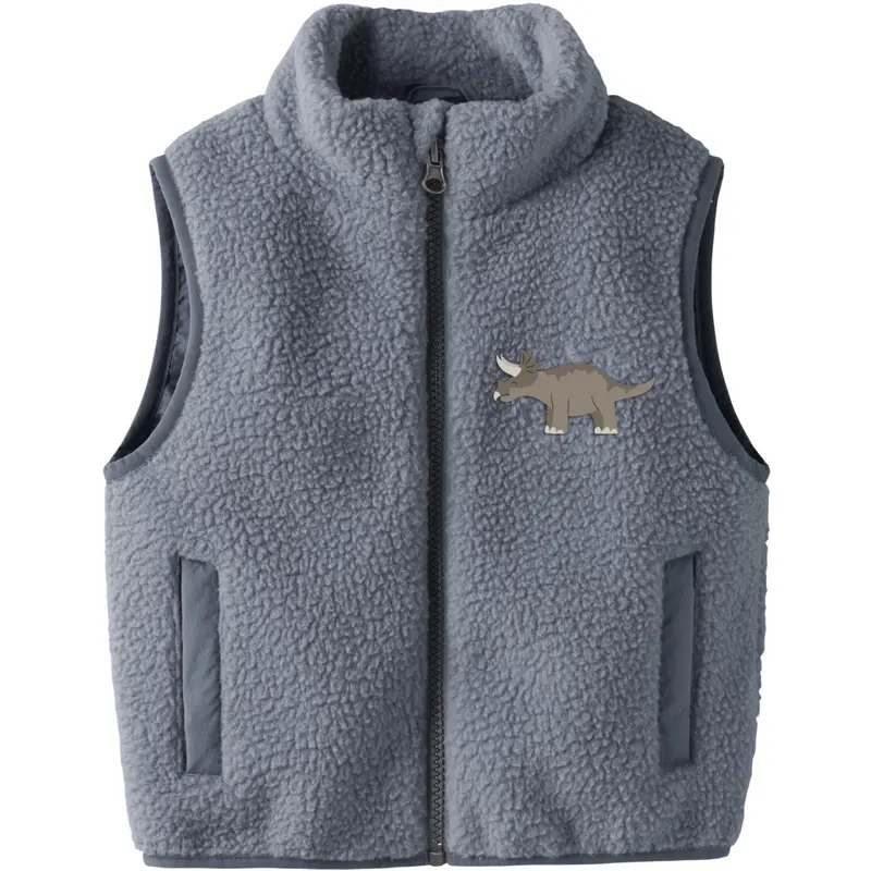 Name It Flint Stone Nmmmall Sherpa Vest 1