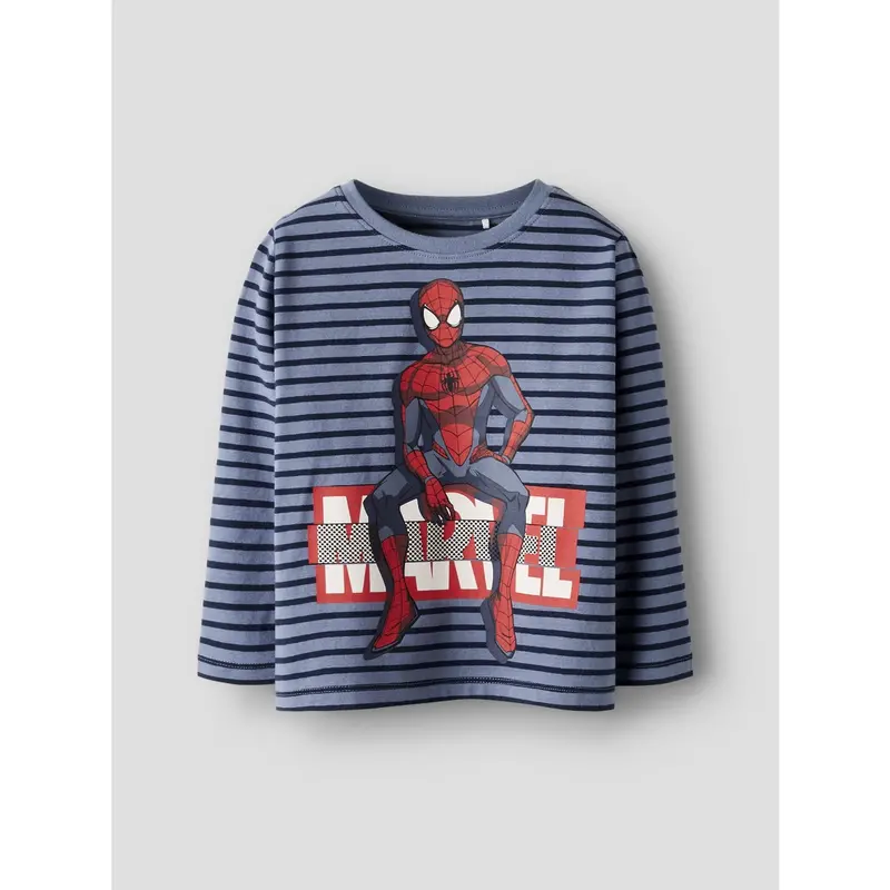 Name It Flint Stone Nmmodys Spider Ls Nreg Top Mar 3
