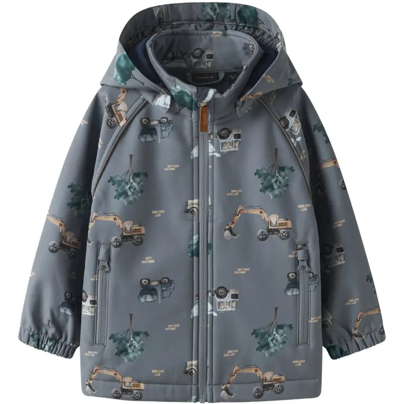 Name It Flint Stone Work Truck Nmmalfa08 Softshell Jakke Aop 1Fo 1