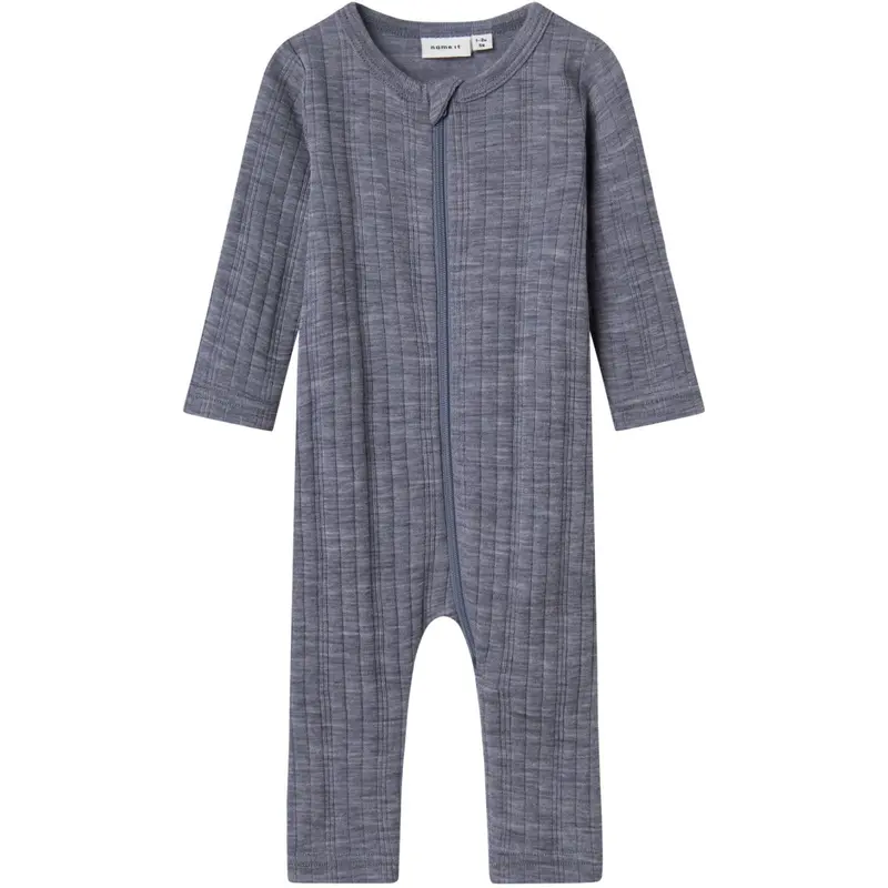 Name It Folkstone Gray Nbmwang Uld Needle Natdragt Solid Noos 1