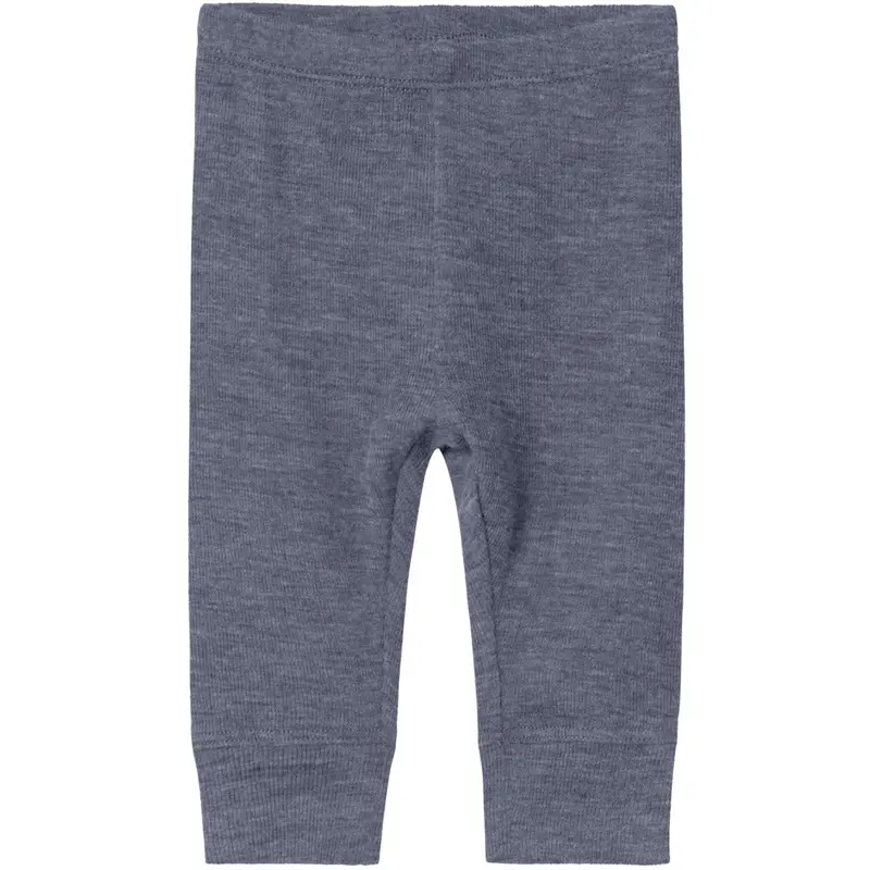 Name It Folkstone Gray Nbmwossa Wo/Si Rib Long Johns 1