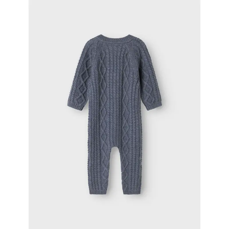 Name It Folkstone Gray Nbmwrilla Uld Ls Strik Dragt 3