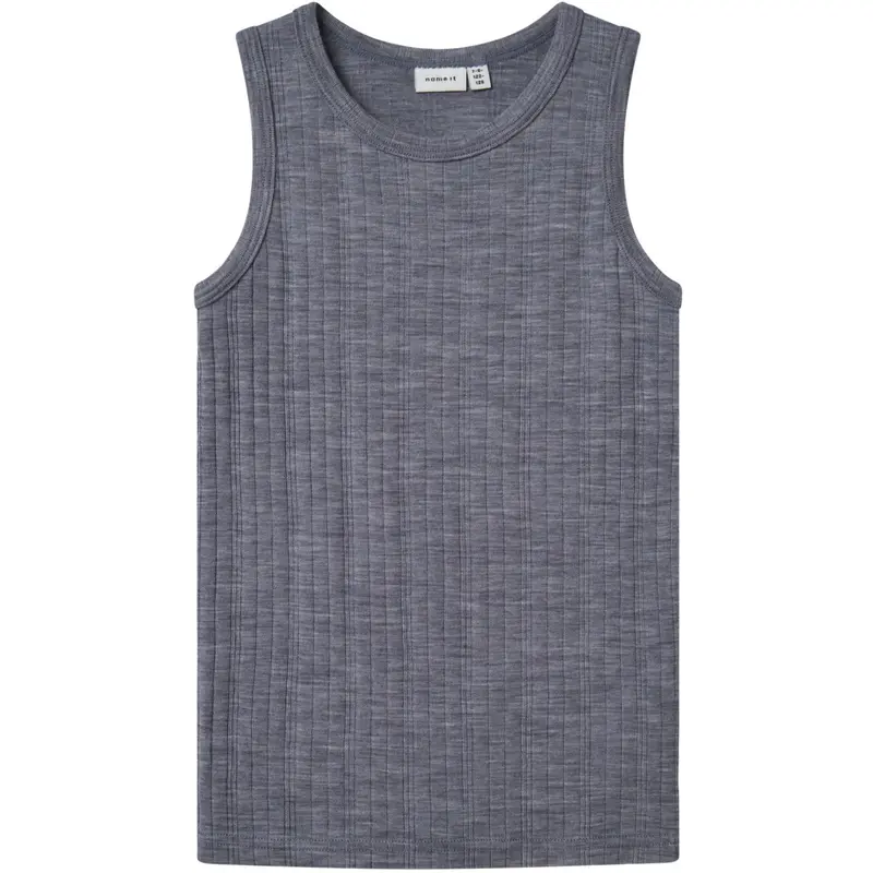 Name It Folkstone Gray Nkmwang Uld Needle Tank Top 1
