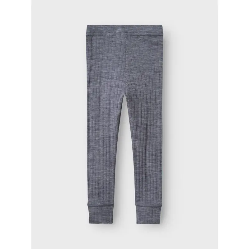 Name It Folkstone Gray Nmmwang Uld Needle Long Johns Solid Noos 5
