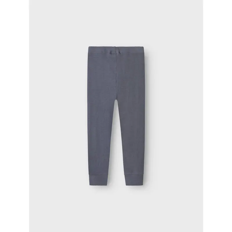 Name It Folkstone Gray Nmmwossa Wo/Si Rib Long Johns 3