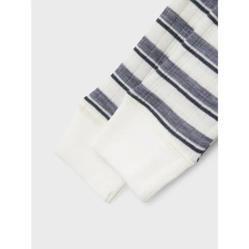 Name It Folkstone Gray Snow White Nbmwang Uld Needle Long Johns Noos 3