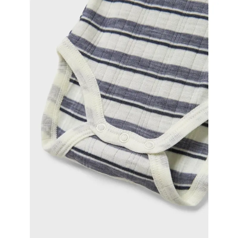 Name It Folkstone Gray Snow White Nbmwang Uld Needle Ls Body Noos 4