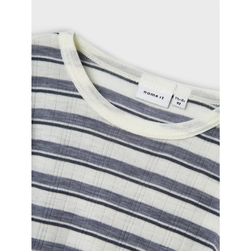 Name It Folkstone Gray Snow White Nmmwang Uld Needle Ls Top Noos 3