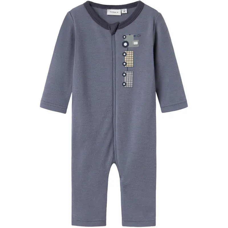 Name It Folkstone Gray Tractor Nbmwillit Uld Ls Dragt 1