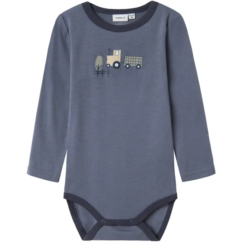 Name It Folkstone Gray Tractor Nmmwillit Uld Ls Body 1