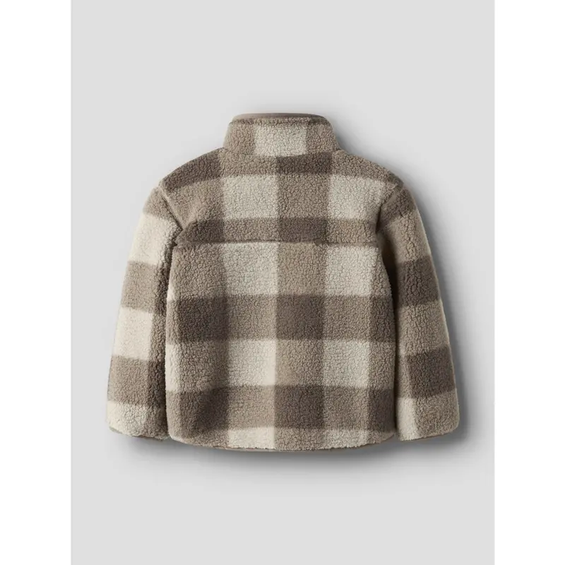 Name It Fossil Nmmmonico Sherpa Jakke Check 4