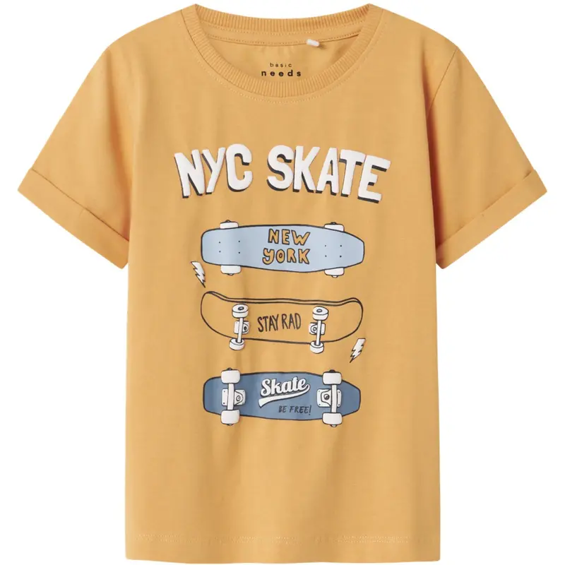 Name It Gold Earth Skateboards Nmmvux Ss Top 1