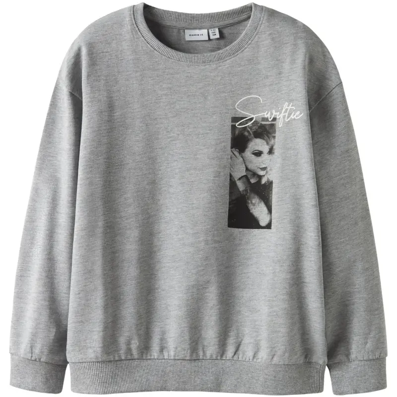 Name It Grey Melange Nkfjixis Cicons Rlx Sweat Unb Sky 1