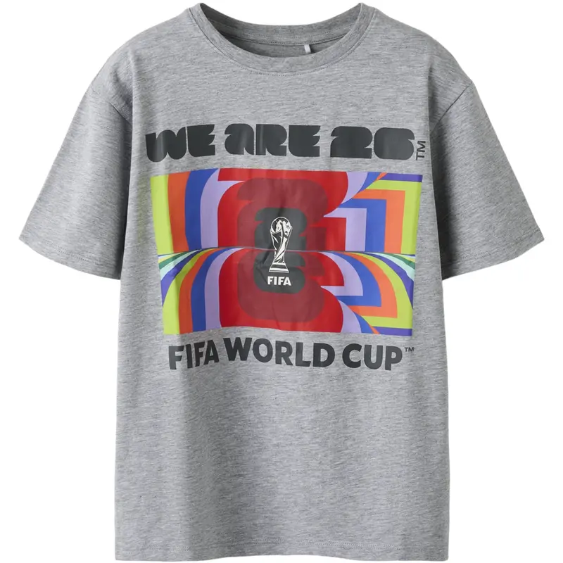 Name It Grey Melange Nkmmacs Fifa Ss Nreg Top Box Ous 1
